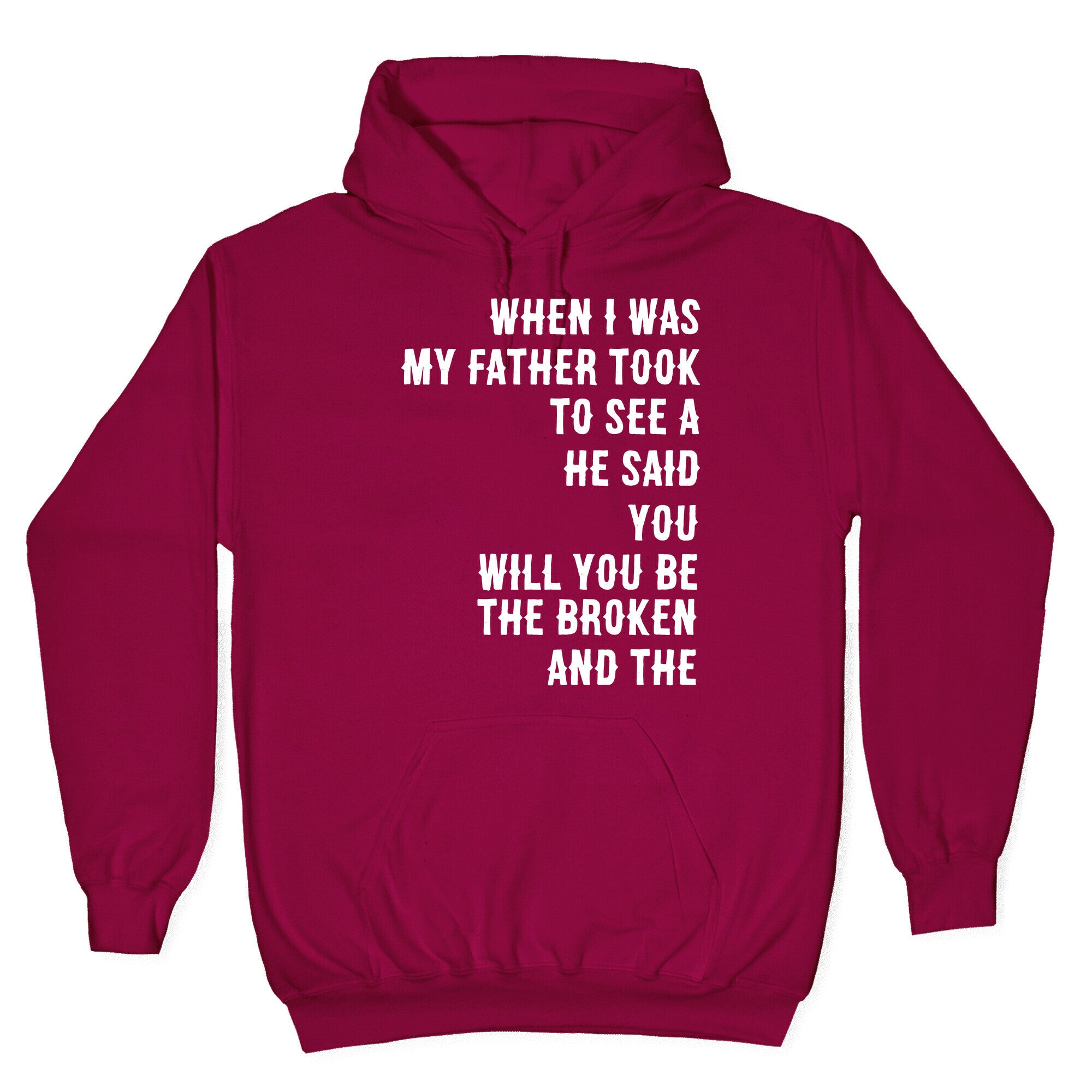 When I Was a Young Boy (1 of 2 pair) Hoodie
